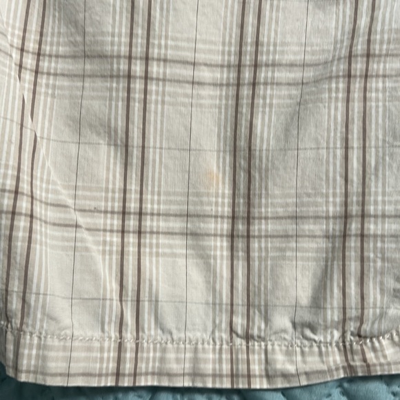 Men’s Shorts Weatherproof Beige/Cream/Tan Plaid Shorts Men’s Size 38 EUC - Picture 3 of 5